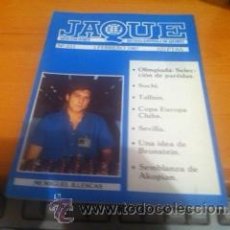Coleccionismo deportivo: REVISTA DE AJEDREZ JAQUE Nº 211 1 FEBRERO 1987 AÑO XVII. Lote 39719530