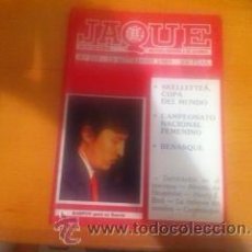Coleccionismo deportivo: REVISTA DE AJEDREZ JAQUE Nº 269 15 SEPTIEMBRE 1989 AÑO XIX. Lote 39719774