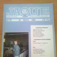 Coleccionismo deportivo: REVISTA DE AJEDREZ JAQUE Nº 175 15 MAYO 1985 AÑO XV CHESS OPEN DE NEW YORK KARPOV