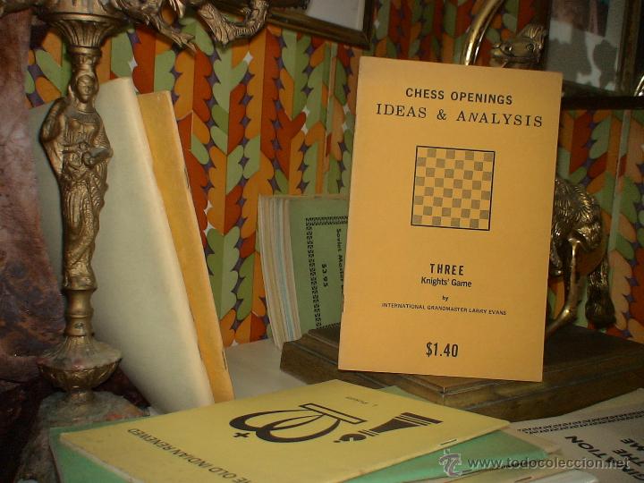 Coleccionismo deportivo: Ajedrez. Chess Openings Ideas & Analysis: Three Knights Game - Larry Evans DESCATALOGADO!!! - Foto 1
