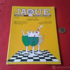 Coleccionismo deportivo: REVISTA DE AJEDREZ JAQUE CHESS Nº 155 1 JULIO 1984