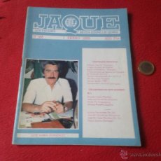 Coleccionismo deportivo: REVISTA DE AJEDREZ JAQUE CHESS Nº 188 1 ENERO 1986