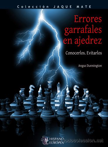 Coleccionismo deportivo: Chess. Errores garrafales en ajedrez - Angus Dunnington - Foto 1