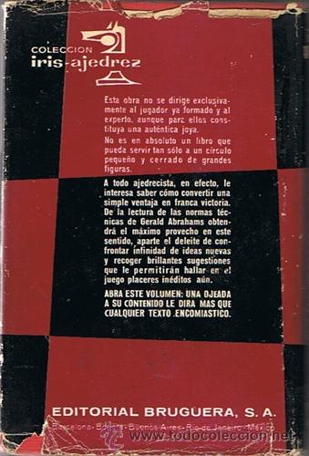 Coleccionismo deportivo: LA TECNICA DEL AJEDREZ GERALD ABRAHAMS  1965 - Foto 4