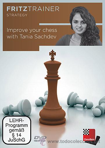 Coleccionismo deportivo: Ajedrez. Improve your Chess with Tania Sachdev - Tania Sachdev DVD o Download - Foto 1