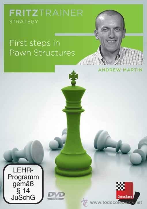 Coleccionismo deportivo: Ajedrez. Chess. First Steps in Pawn Structures - Andrew Martin DVD - Foto 1