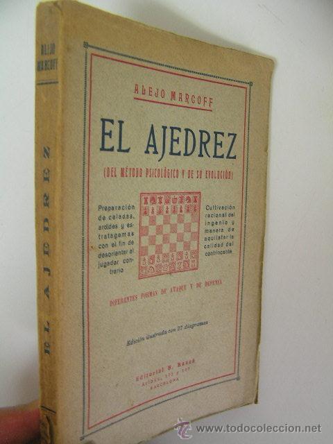 Coleccionismo deportivo: el ajedrez,marcoff,1933,bauza ed - Foto 1