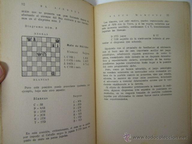 Coleccionismo deportivo: el ajedrez,marcoff,1933,bauza ed - Foto 5