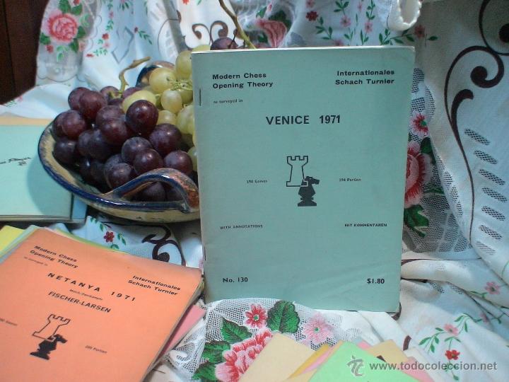 Coleccionismo deportivo: Ajedrez. Chess. Venice 1971 DESCATALOGADO!!! - Foto 1