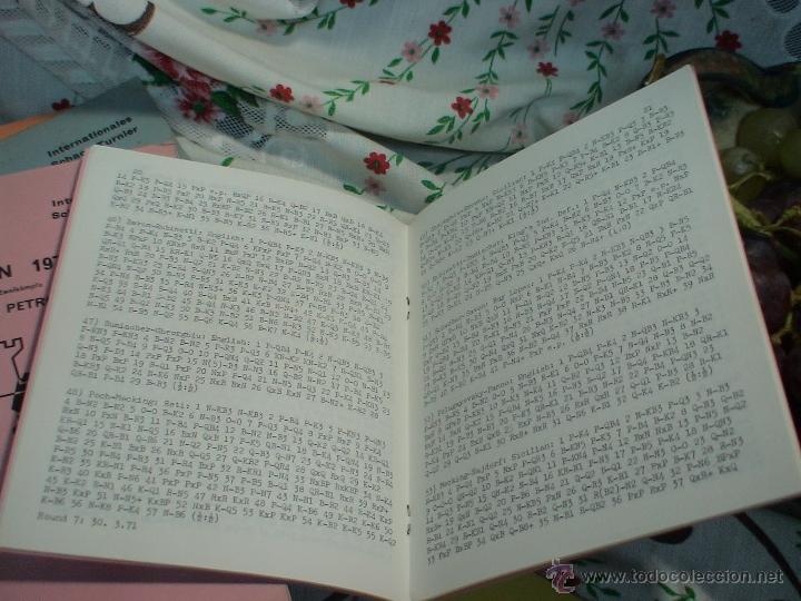 Coleccionismo deportivo: Ajedrez. Chess. Mar del Plata 1971 DESCATALOGADO!!! - Foto 2