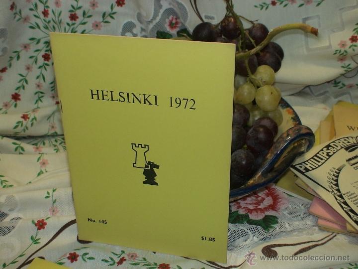 Coleccionismo deportivo: Ajedrez. Chess. Helsinki 1972 DESCATALOGADO!!! - Foto 1
