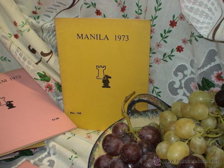 Coleccionismo deportivo: Ajedrez. Chess. Manila 1973 DESCATALOGADO!!! - Foto 1