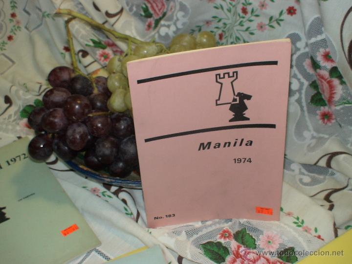 Coleccionismo deportivo: Ajedrez. Chess. Manila 1974 DESCATALOGADO!!! - Foto 1