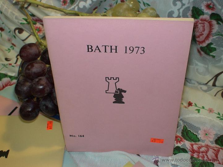 Coleccionismo deportivo: Ajedrez. Chess. Bath 1973 DESCATALOGADO!!! - Foto 1