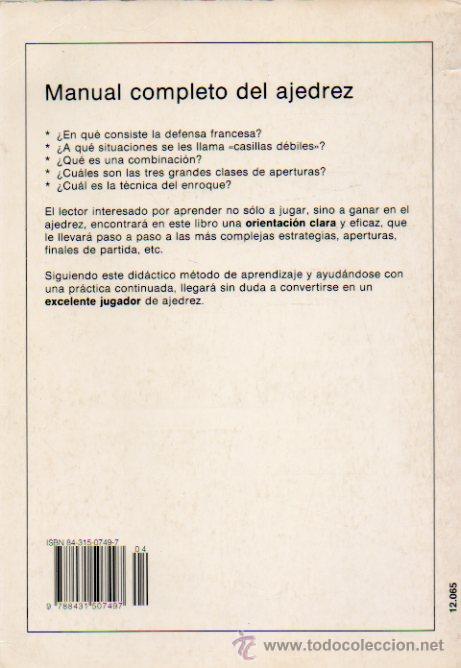 Coleccionismo deportivo: MANUAL COMPLETO DEL AJEDREZ - MARCO IUDICELLO. EDITORIAL DE VECCHI, 2004 - Foto 6