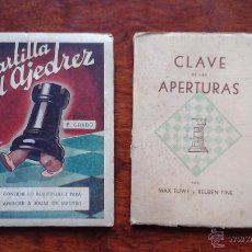 Coleccionismo deportivo: CARTILLA DEL AJERDREZ+ CLAVE DE LAS APERTURAS