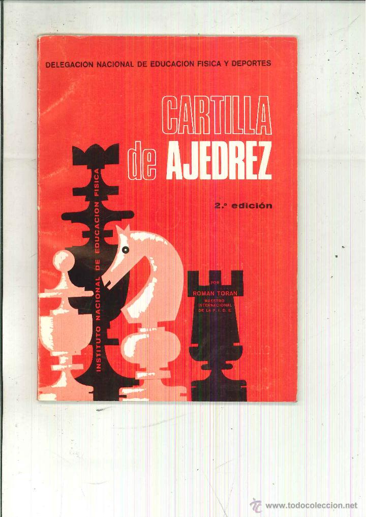 Coleccionismo deportivo: CARTILLA DE AJEDREZ. Rom&aacute;n Tor&aacute;n - Foto 1