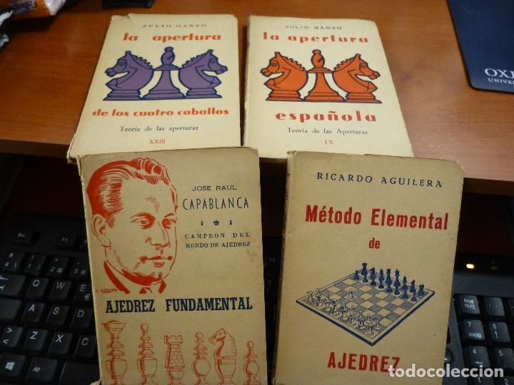 Coleccionismo deportivo: 4 libros de ajedrez, de ricardo aguilera - Foto 1