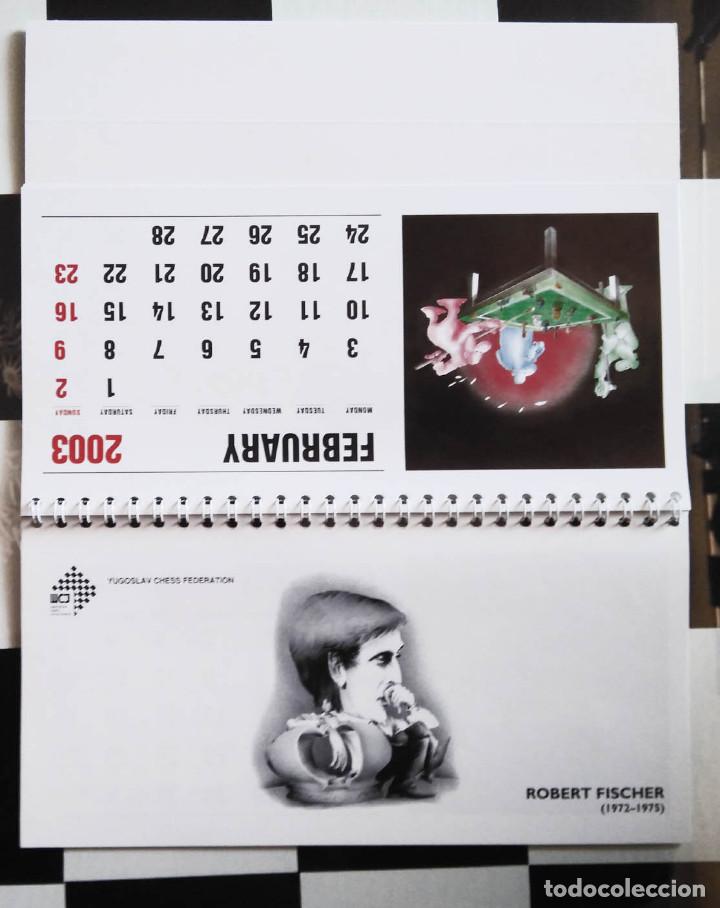Coleccionismo deportivo: Calendario de Ajedrez A&ntilde;o 2003  Chess - Foto 2