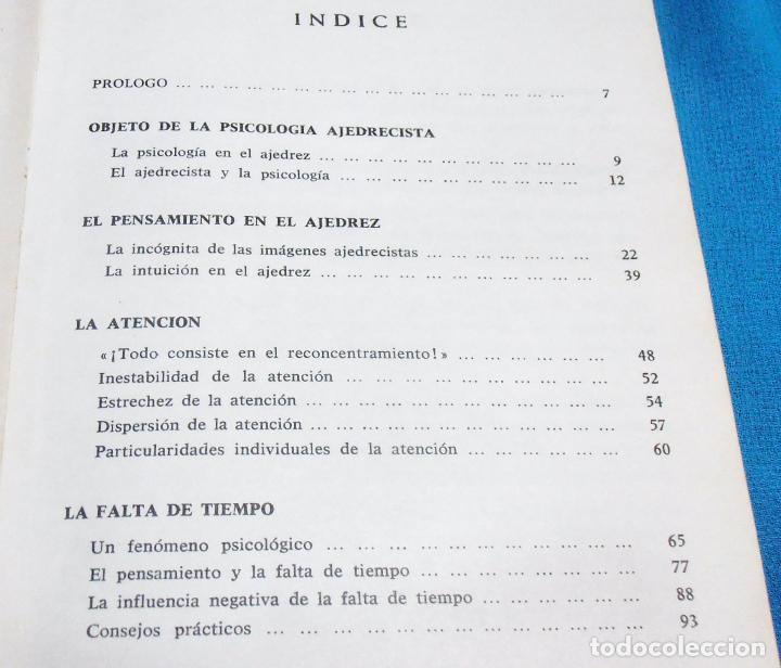 Coleccionismo deportivo: LA PSICOLOGIA EN AJEDREZ, N.V. KROGIUS - Foto 3