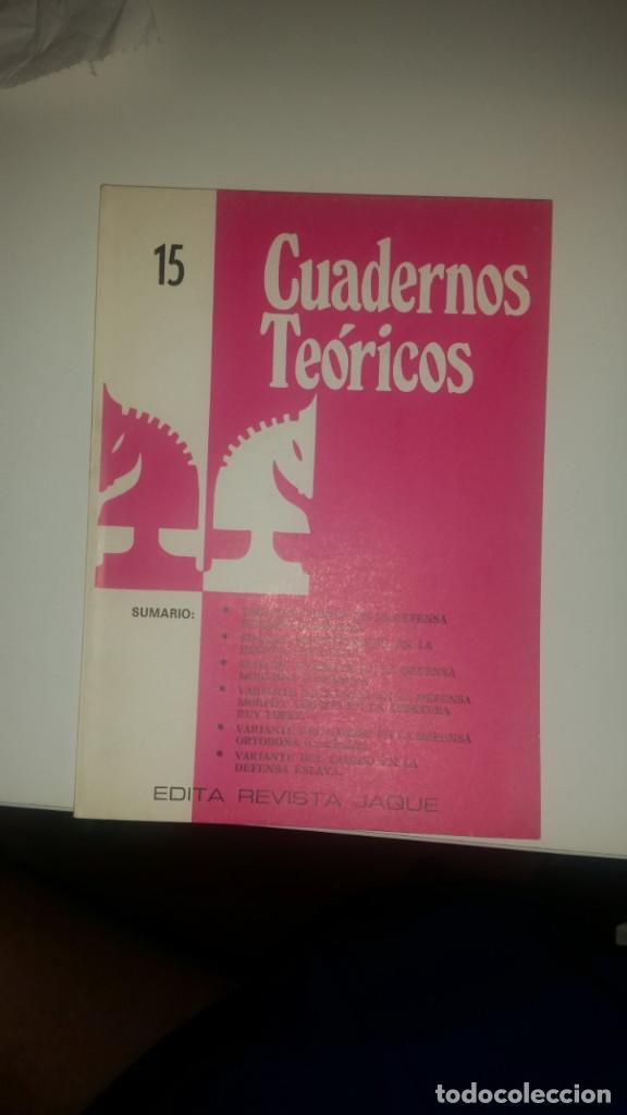 Coleccionismo deportivo: cuaderno teorico revista jaque n&ordm; 15 - Foto 1