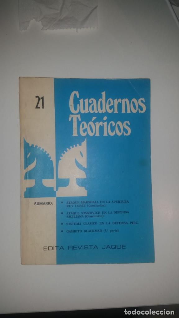 Coleccionismo deportivo: cuaderno teorico revista jaque n&ordm; 21 - Foto 1