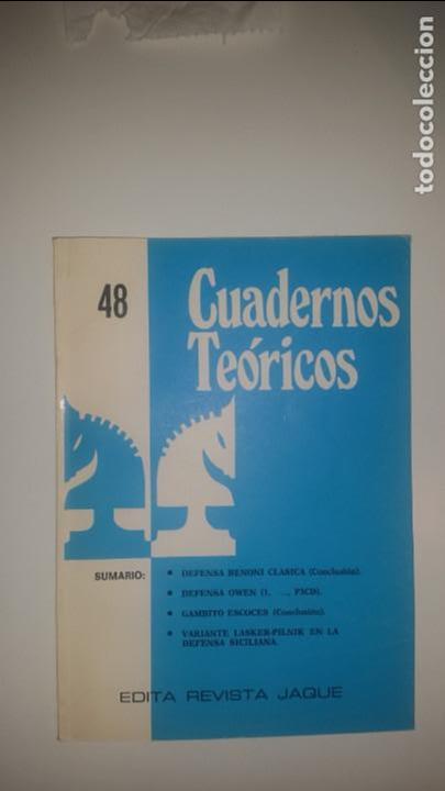 Coleccionismo deportivo: cuaderno teorico revista jaque n&ordm; 48 - Foto 1