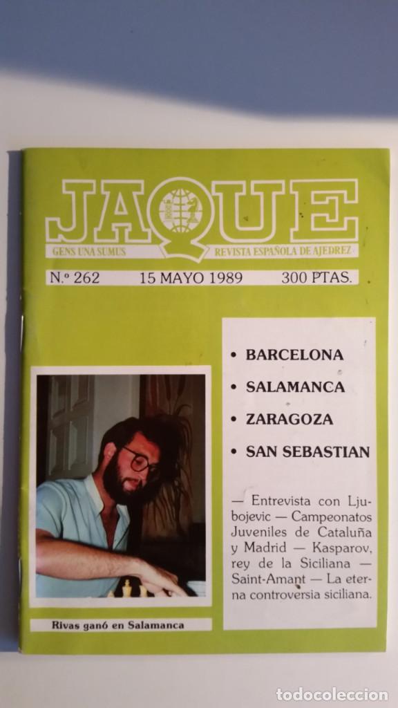 Coleccionismo deportivo: Revista espa&ntilde;ola de ajedrez JAQUE N&ordm; 262 - Foto 1