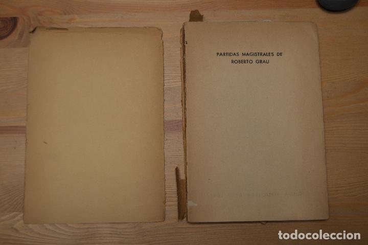 Coleccionismo deportivo: Partidas Magistrales de Roberto Grau - Foto 3