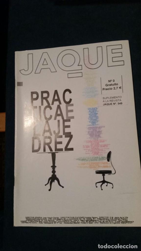 Coleccionismo deportivo: JAQUE PRACTICA EL AJEDREZ N&ordm; 0 - Foto 1