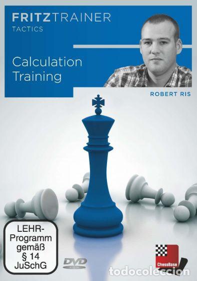 Coleccionismo deportivo: Ajedrez. Chess. Calculation Training - Robert Ris DVD - Foto 1