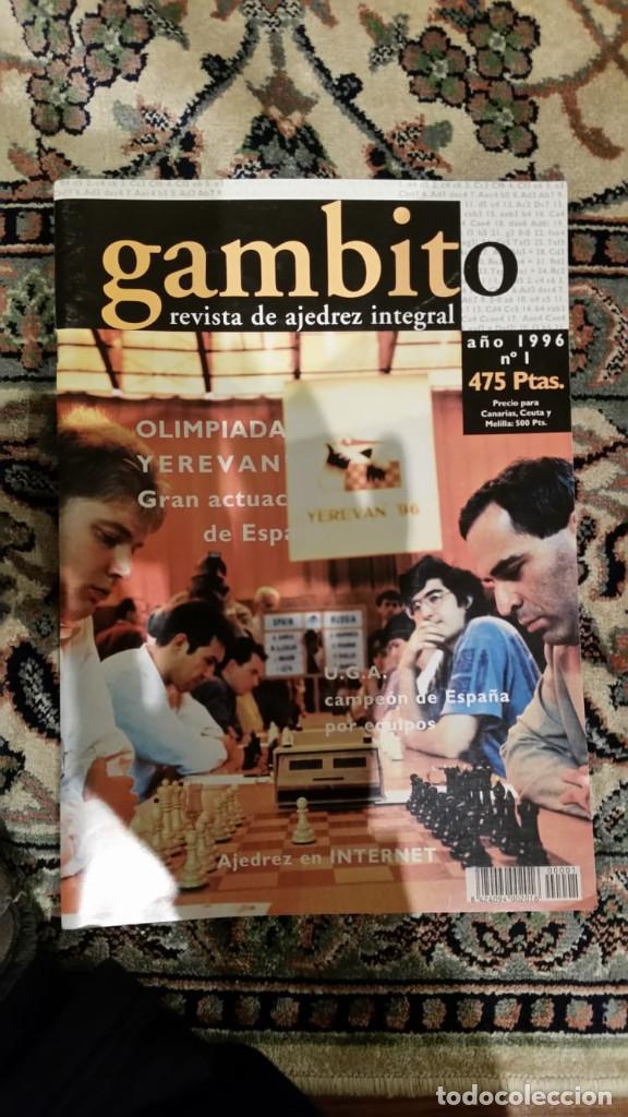 Coleccionismo deportivo: Revista de ajedrez gambito N&ordm; 1 - Foto 1