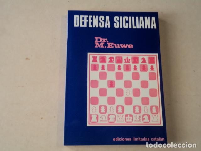 Coleccionismo deportivo: AJEDREZ - DEFENSA SICILIANA - DR. MAX EUWE - Foto 1