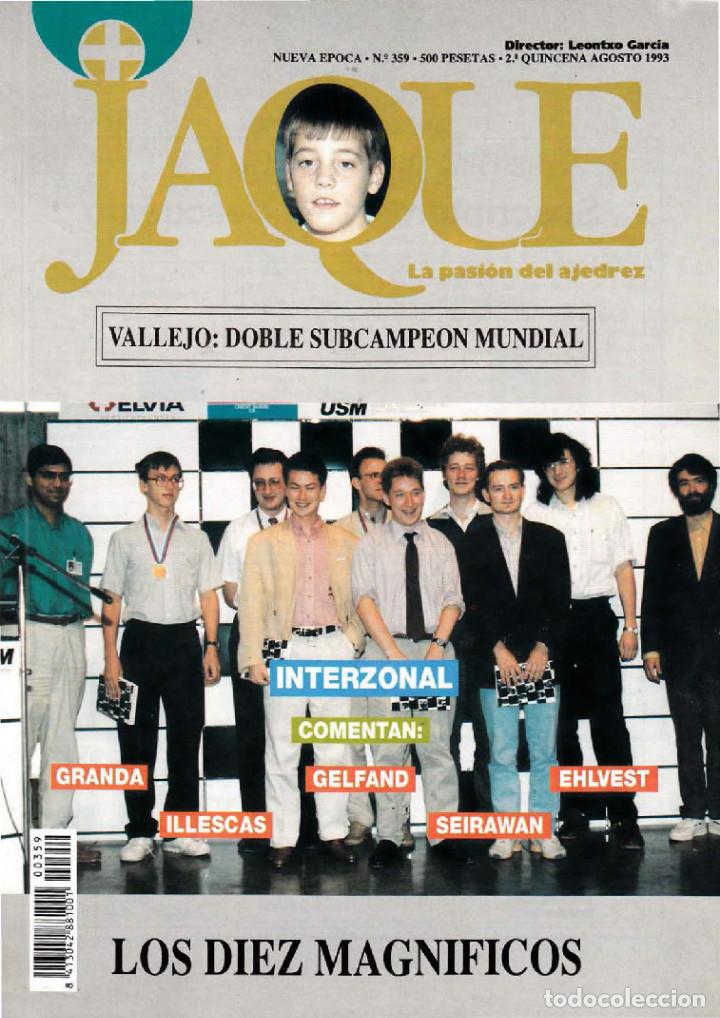 Coleccionismo deportivo: ?? Ajedrez Jaque 359 1993 chess - Foto 1