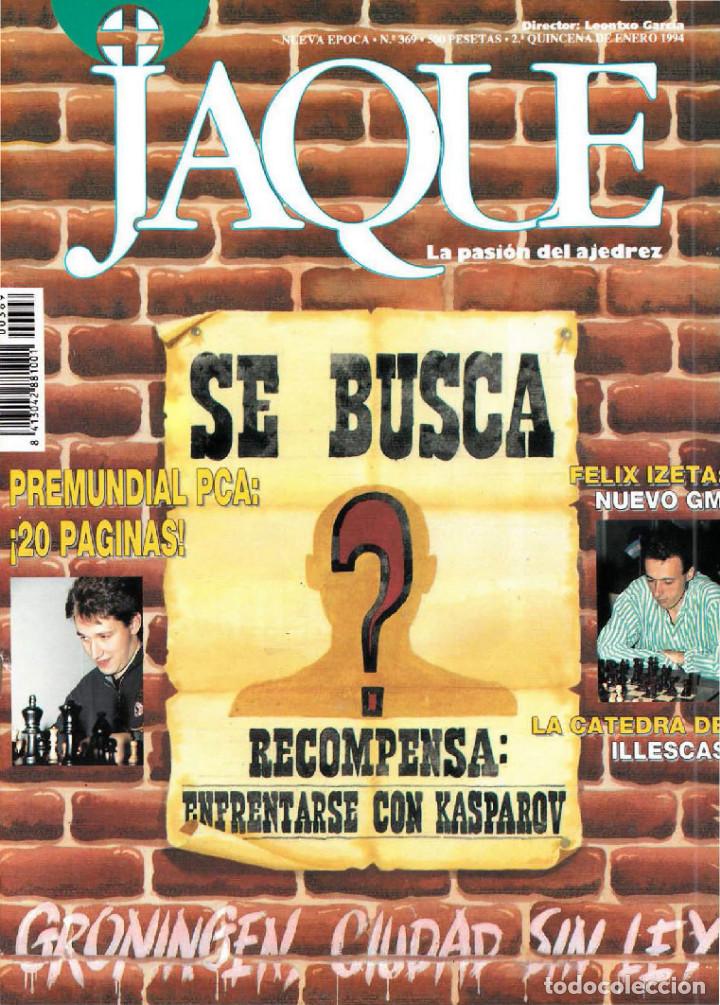 Coleccionismo deportivo: Ajedrez Jaque 369 1994 - Foto 1
