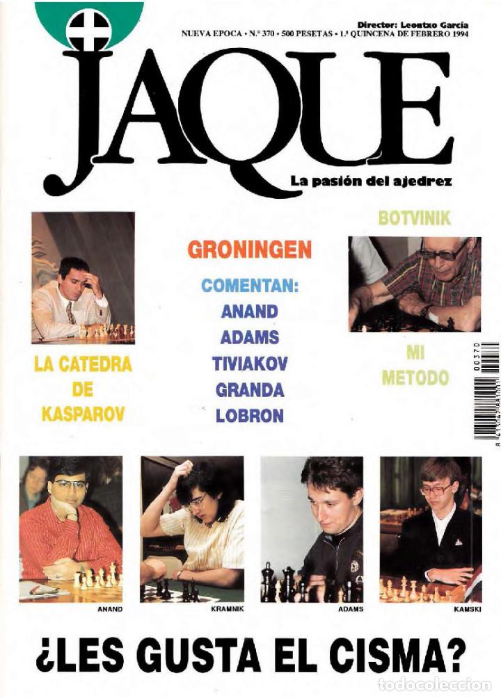 Coleccionismo deportivo: ?? Ajedrez Jaque 370 1994 - Foto 1