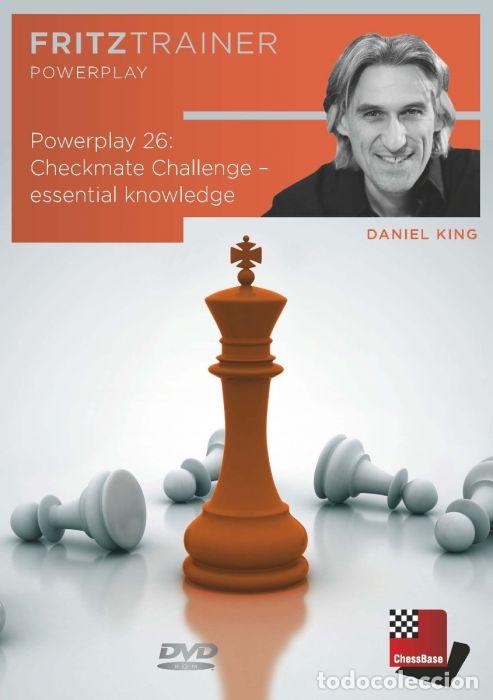 Coleccionismo deportivo: Ajedrez. Chess. Power Play 26. Checkmate Challenge. Essential Knowledge - Daniel King DVD-Rom - Foto 1