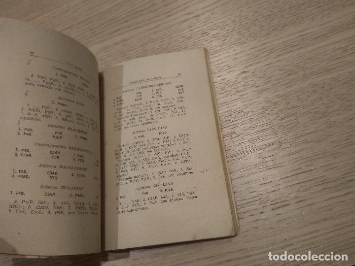 Coleccionismo deportivo: FORMULARIO DE AJEDREZ.  JULIO GANZO. 1951 - Foto 2