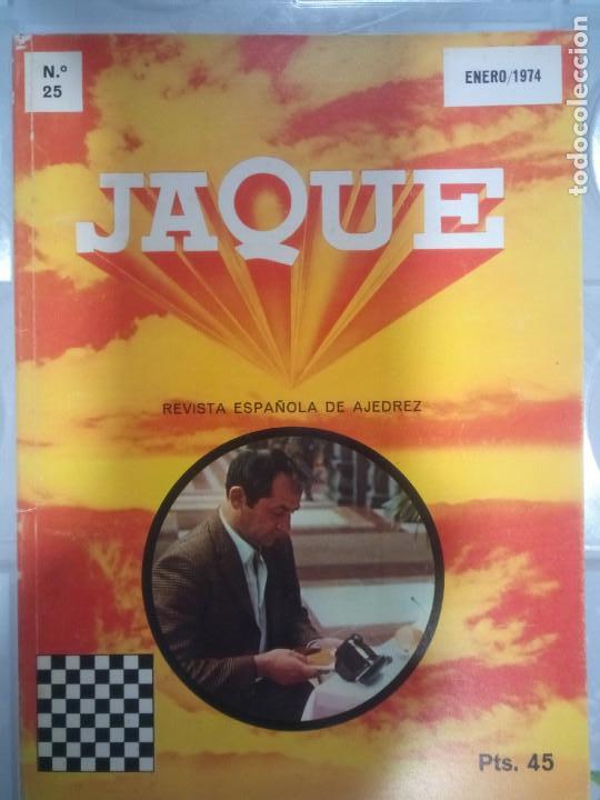 Coleccionismo deportivo: Revista ajedrez JAQUE 25 - Foto 1
