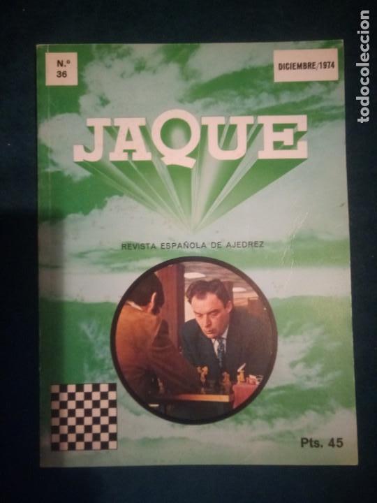 Coleccionismo deportivo: Revista jaque N 36 - Foto 1