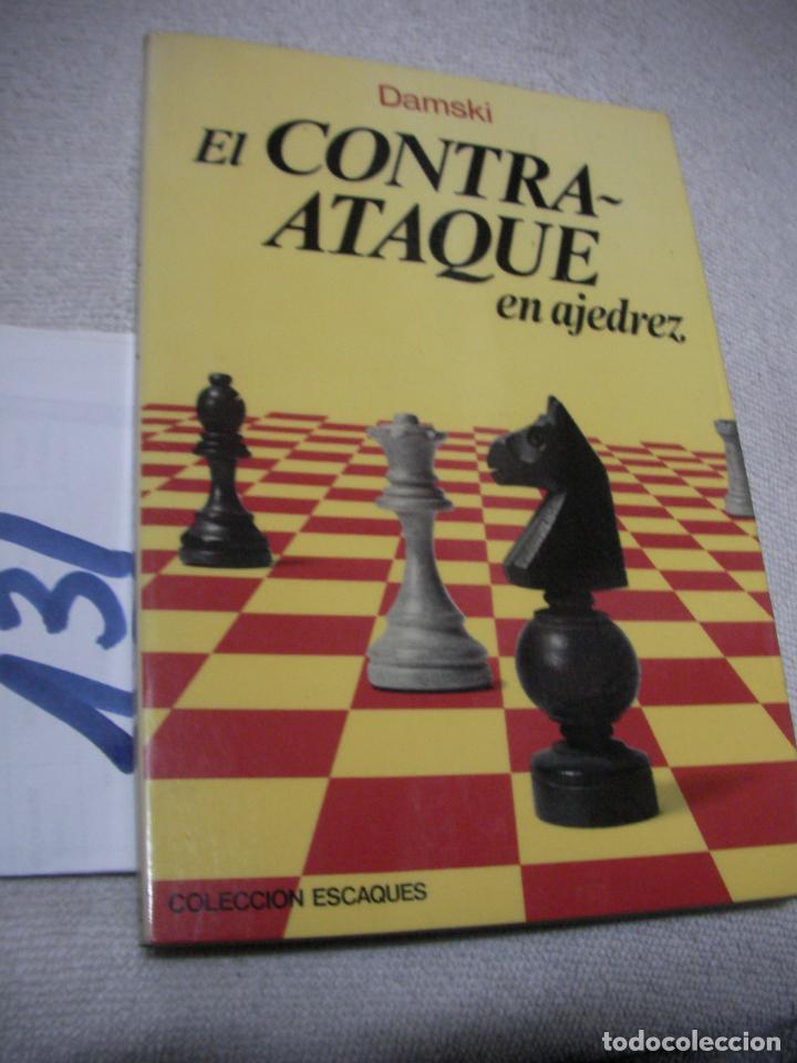 Coleccionismo deportivo: EL CONTRATAQUE EN AJEDREZ - DAMSKI - Foto 1