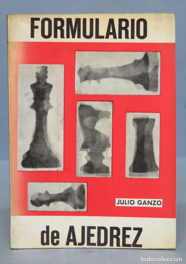 Coleccionismo deportivo: FORMULARIO DE AJEDREZ. JULIO GANZO - Foto 1