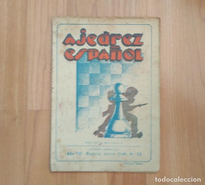 Coleccionismo deportivo: Ajedrez Espa&ntilde;ol 1 numero 1948 73 - Foto 1