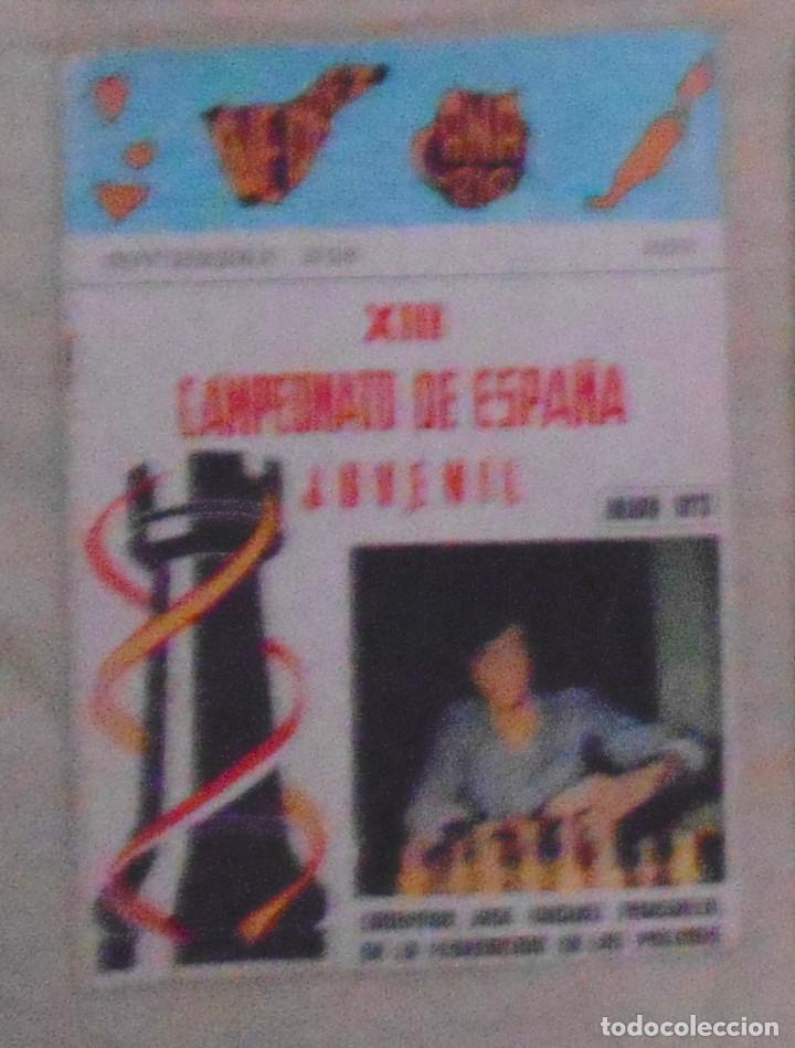 Coleccionismo deportivo: Ajedrez Canario 28 1973 - Foto 1