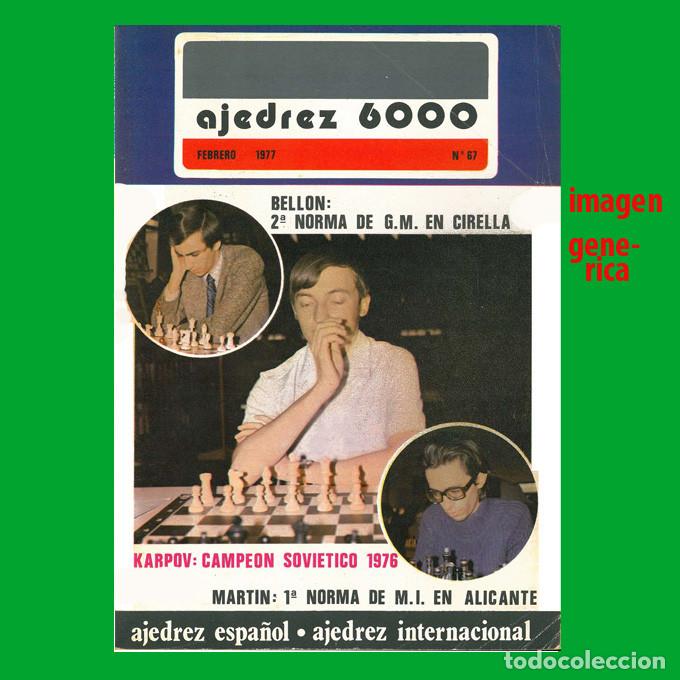 Coleccionismo deportivo: Ajedrez Canario / 6000 67 1977 - Foto 1