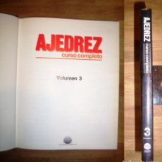 Coleccionismo deportivo: AJEDREZ : CURSO COMPLETO. VOLUMEN 3. - PLANETA DEAGOSTINI, 1990