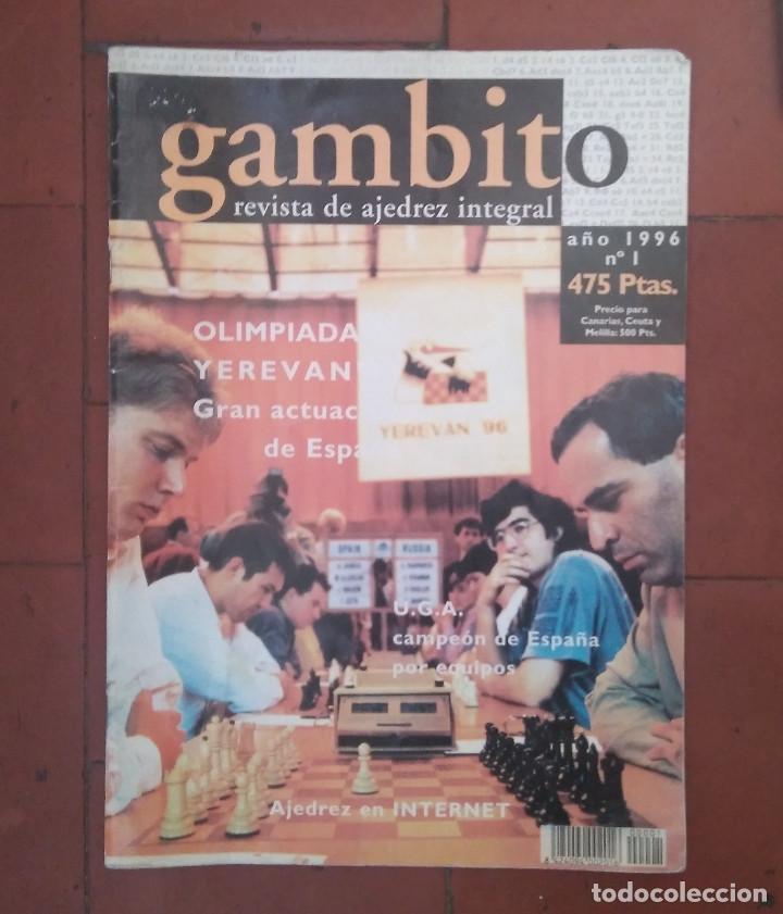 Coleccionismo deportivo: Ajedrez Revista Gambito 1 1996 - Foto 1