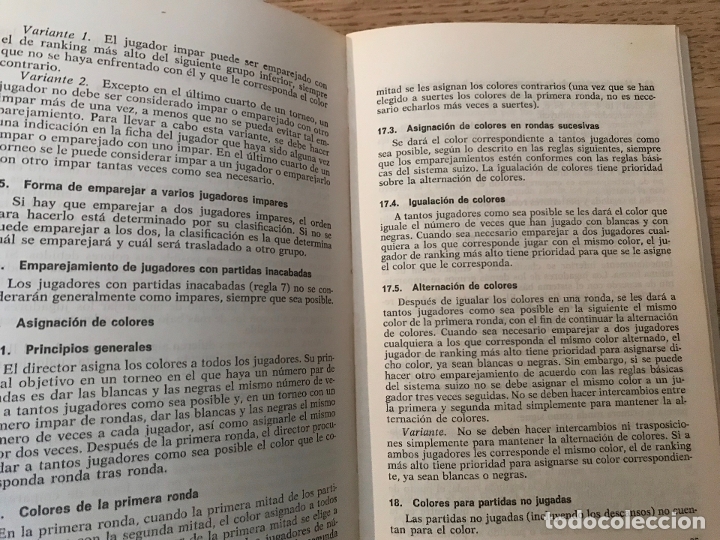 Coleccionismo deportivo: LA REGLAMENTACI&Oacute;N DEL AJEDREZ - VVAA - Foto 3