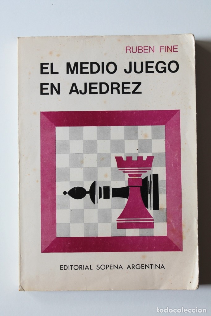 Coleccionismo deportivo: Ruben Fine - El medio juego en ajedrez - Sopena - Foto 1