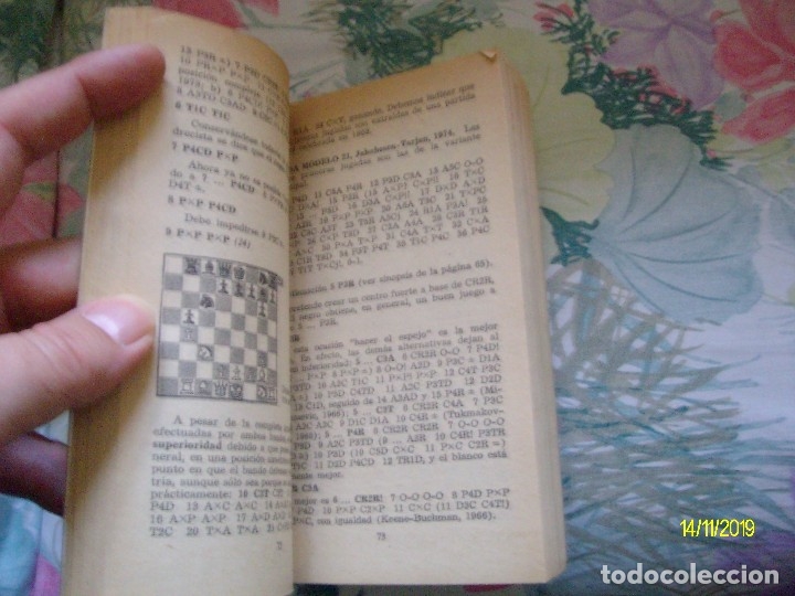 Coleccionismo deportivo: APERTURAS DE FLANCO MAXIMO BORRELL LIBRO PRACTICO BRUGUERA N&ordm; 95 AJEDREZ - Foto 2